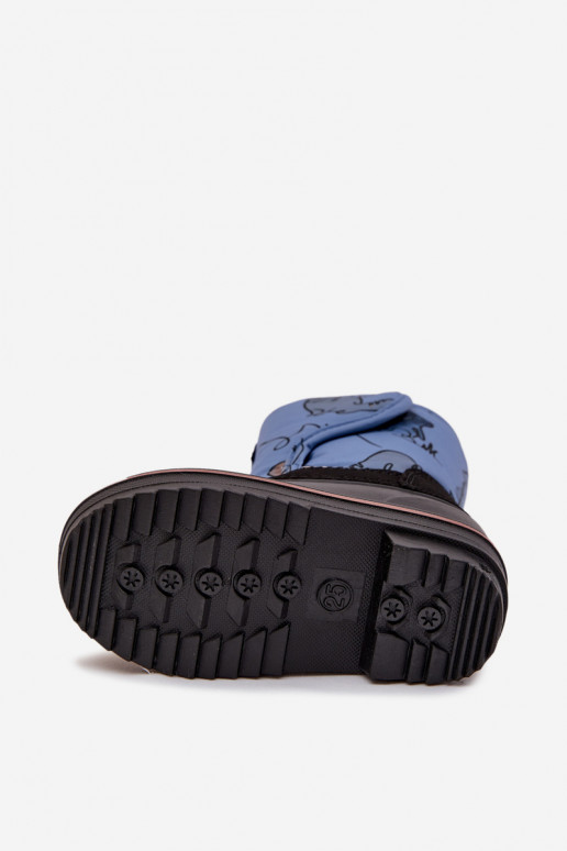 nööpidega lumesaapad Laste jalanõud krõpsudega kinnitatav Lee Cooper LCJ-25-10-3774 Sinist värvi nööpidega lumesaapad Laste jalanõud krõpsudega kinnitatav Lee Cooper LCJ-25-10-3774 Sinist värvi