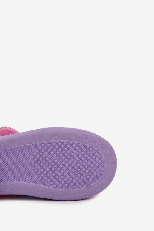 baleriinid  Plätud Dla Dziewczynek krõpsudega kinnitatav UNICORN Tumeroosad värvi Silviera baleriinid  Plätud Dla Dziewczynek krõpsudega kinnitatav UNICORN Tumeroosad värvi Silviera