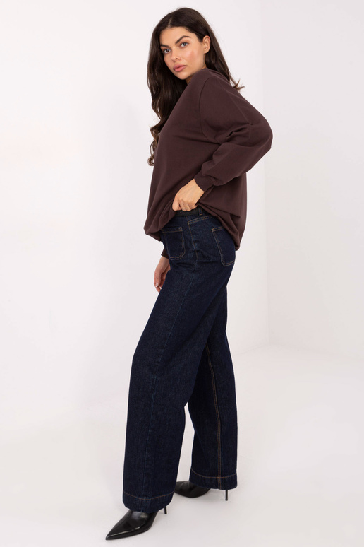 Tumepruun bomberjakk