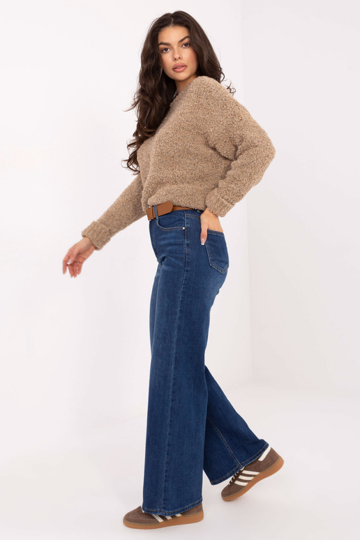 Tumesinine teksapüksid