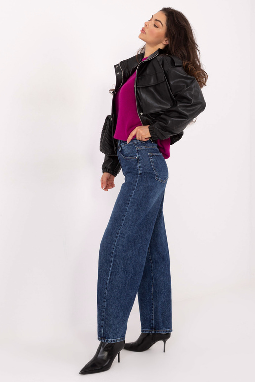 Tumesinine teksapüksid