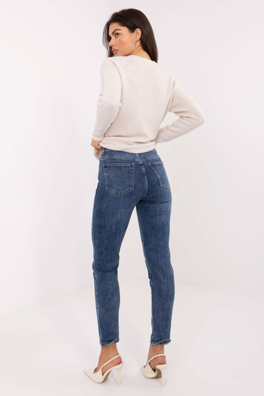 Tumesinine teksapüksid