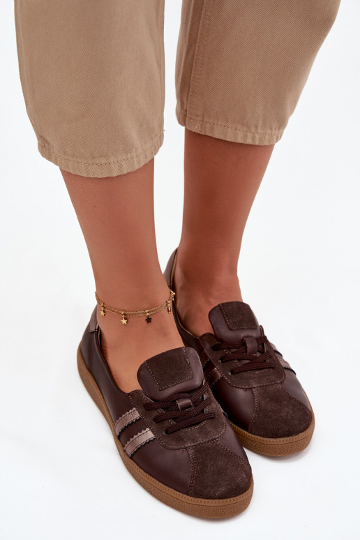   seemisnakhsed jalatsid  Typu Barefoot Zazoo N1341 Czekoladowe