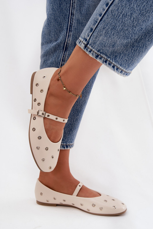 Baleriinad  Ze Hõbedat värvimi Elementami beeži värvi Marivon