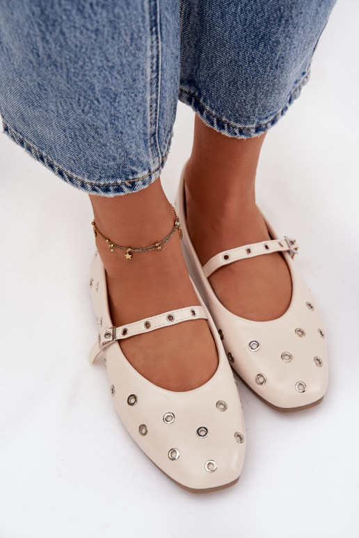 Baleriinad  Ze Hõbedat värvimi Elementami beeži värvi Marivon