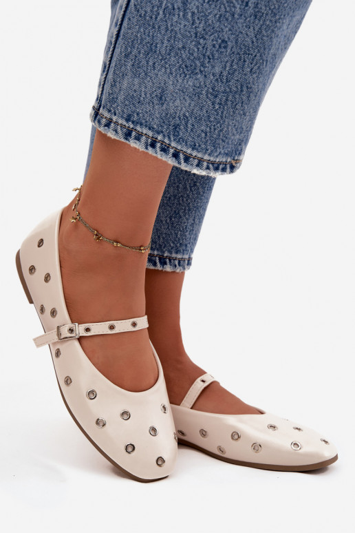 Baleriinad  Ze Hõbedat värvimi Elementami beeži värvi Marivon