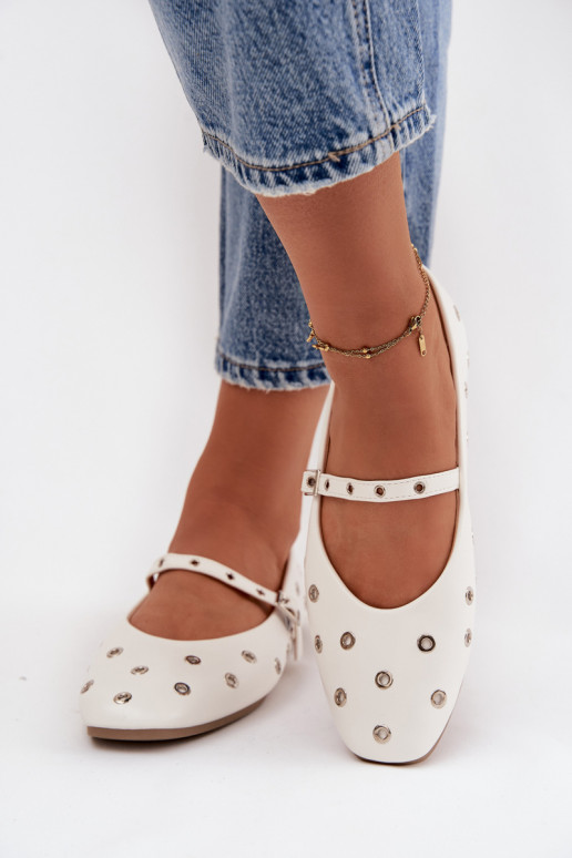 Baleriinad  Ze Hõbedat värvimi Elementami valget värvi Marivon