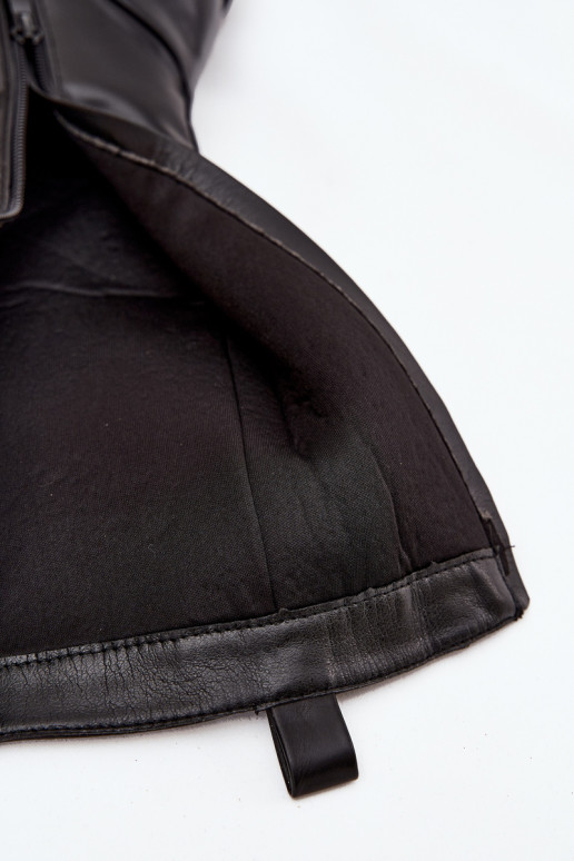 voodriga nööritavad pika säärega saapad nöörsaapad  Must Novissa