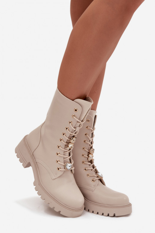 saapad  Z Przypinkami  Hearts beeži värvi Iravine