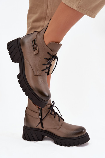 Zazoo 60483  Kõrged ratsasaapad voodriga beeži värvi