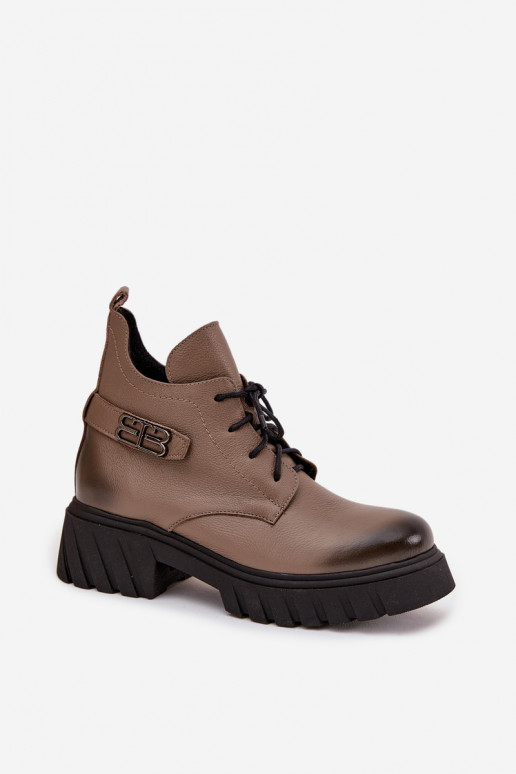 Zazoo 60483  Kõrged ratsasaapad voodriga beeži värvi