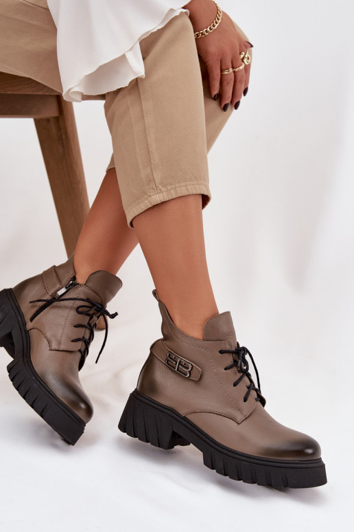 Zazoo 60483  Kõrged ratsasaapad voodriga beeži värvi