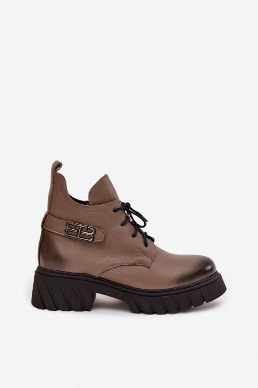 Zazoo 60483  Kõrged ratsasaapad voodriga beeži värvi