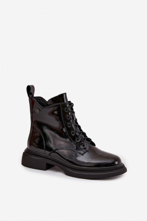   Laque Naiste poolsaapad voodriga Must Gisella