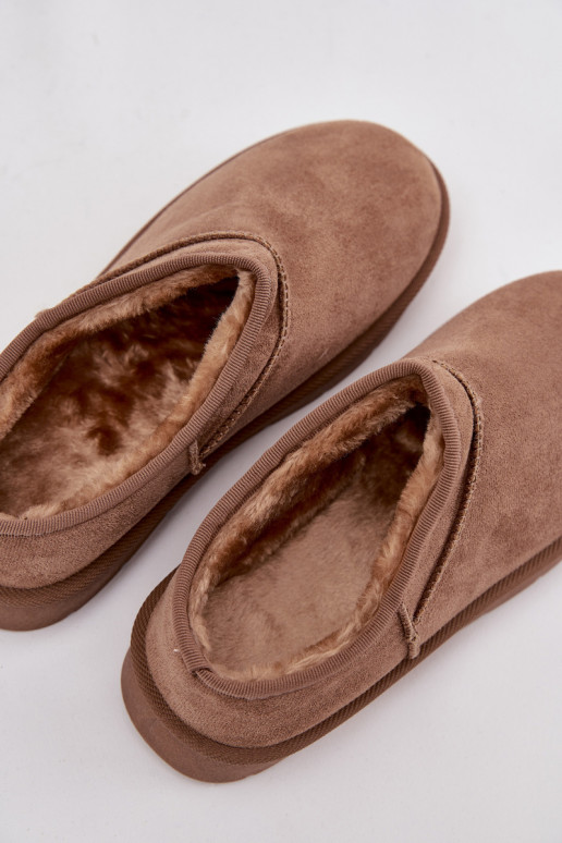 nööpidega lumesaapad  voodriga karusnahaga pruunid värvi Serenne