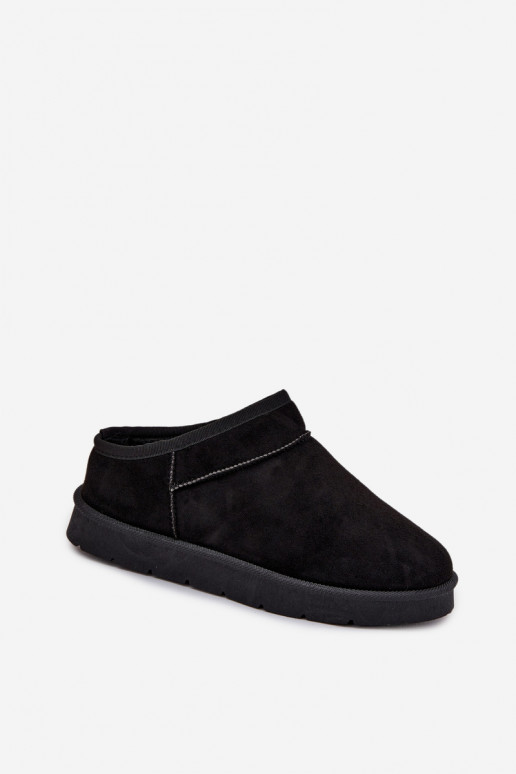 nööpidega lumesaapad  voodriga karusnahaga Must Serenne