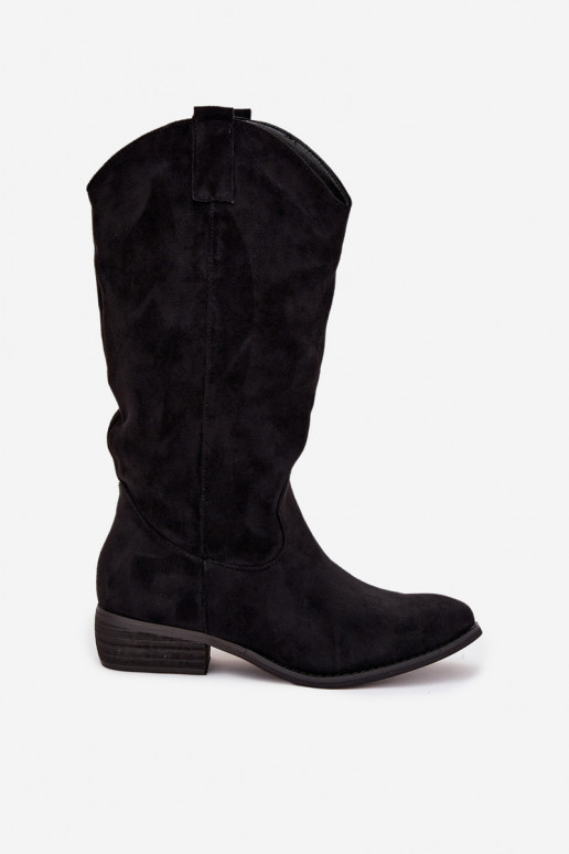 pika säärega saapad   Z u Must Cherrie