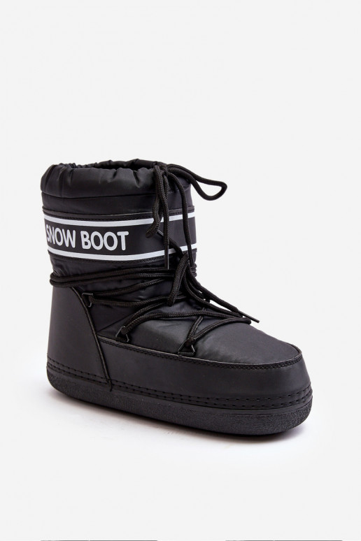  Nööritavad talvesaapad Must Soia