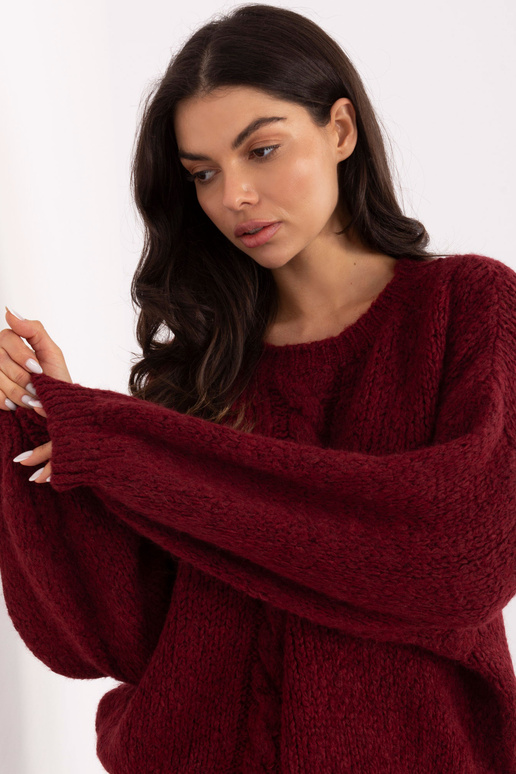 Bordoopunane kampsun