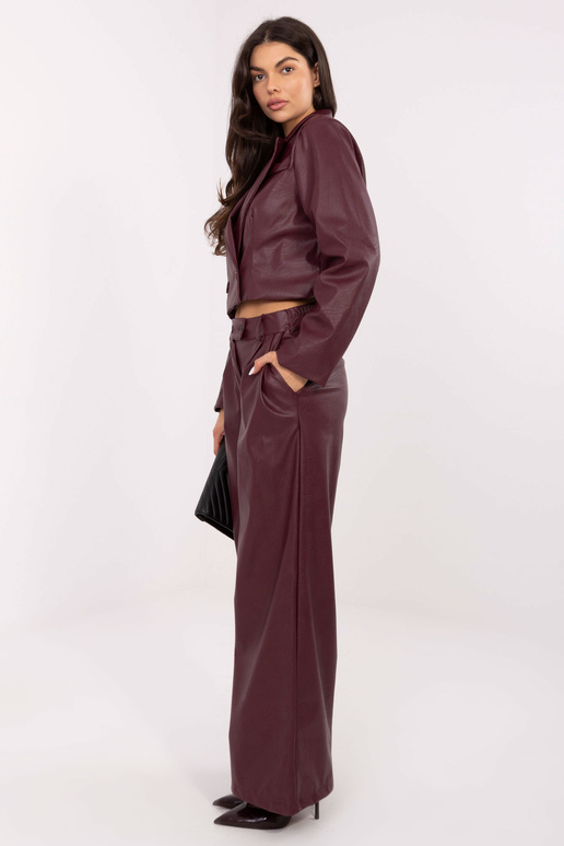 Bordoopunased püksid