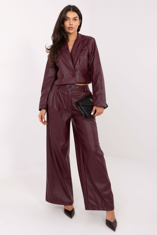 Bordoopunased püksid