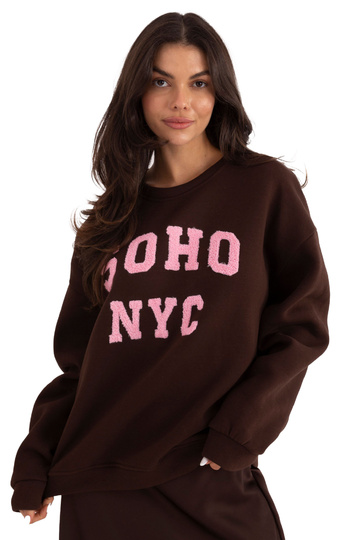 Tumepruun pluus MJ 2