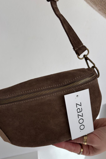 Skórzana Zamszowa Käekott  Pruunid värvi Wessa 2