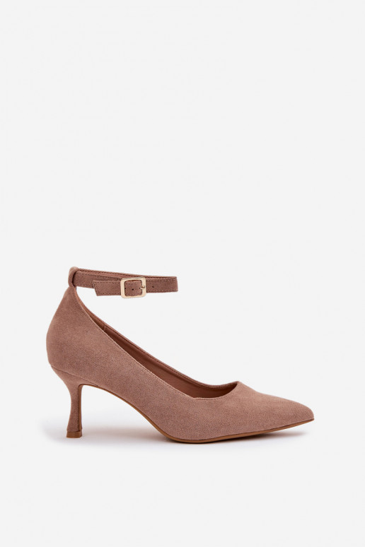 kõrge kontsaga Kingad Z u beeži värvi Devoria