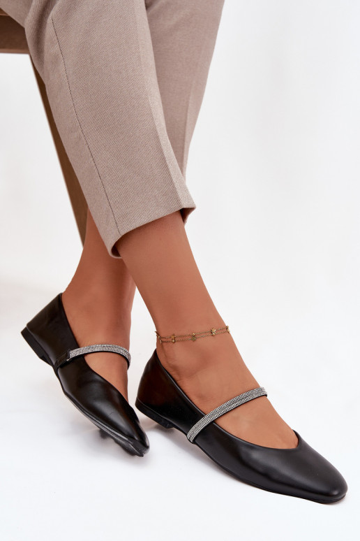 Baleriinad  Z Błyszczącymi Paskami Must Ilirene