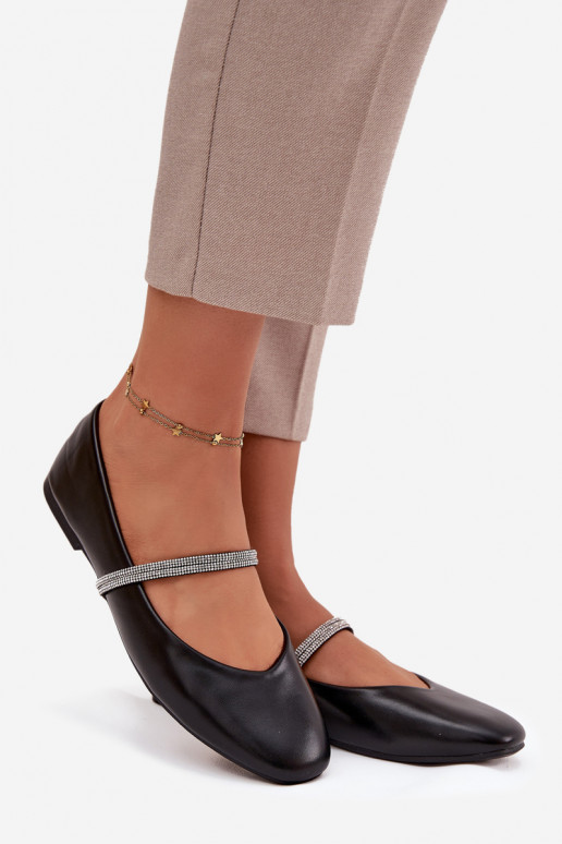 Baleriinad  Z Błyszczącymi Paskami Must Ilirene