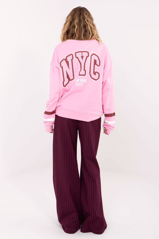 Sinine kampsun hele roosa