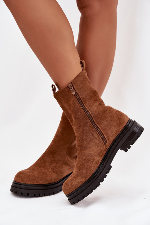 stiilsed saapad   pruunid värvi Julienne