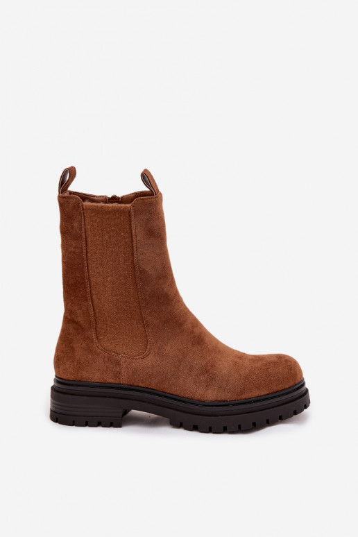 stiilsed saapad   pruunid värvi Julienne