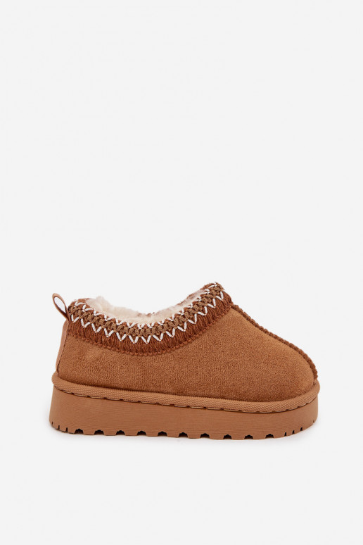 Laste lumesaapad tikandiga Prina, pruun