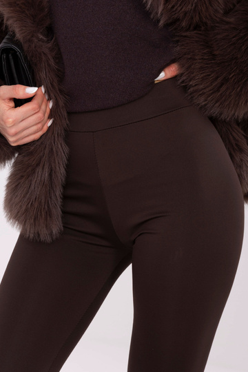 Püksid tumepruuni värvi