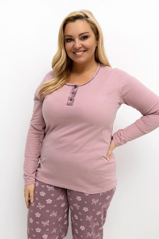 Pidžaama kaheosaline hele roosa