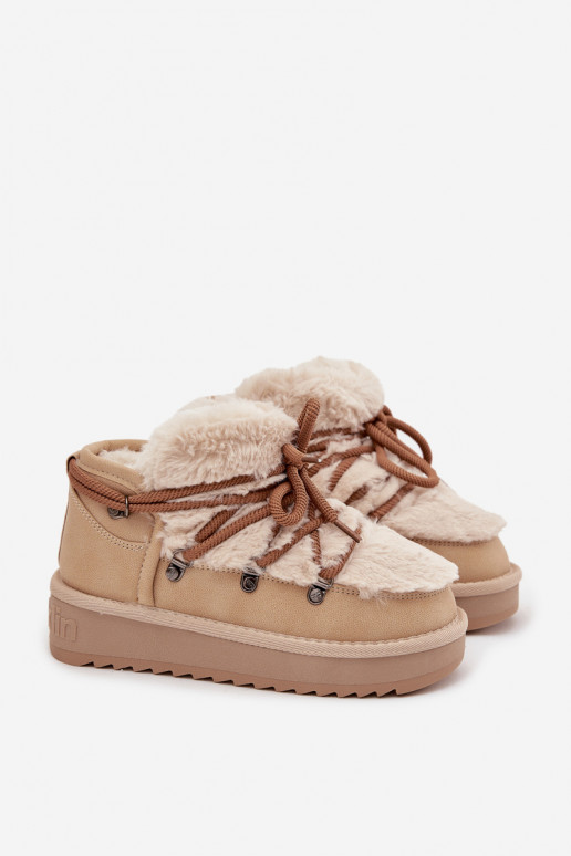 Liivakarva laste noorte lumesaapad karusnahaga D.Franklin DFSH370011