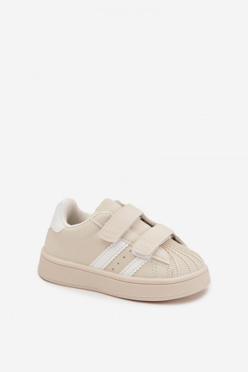 Laste sportlikud kingad Sneakers mudel kunstnahast, liivavärvi, Renel 2