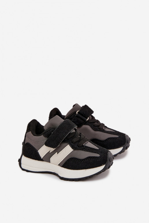 jalanõud Lastejalatsid krõpsudega kinnitatav Must Miranda