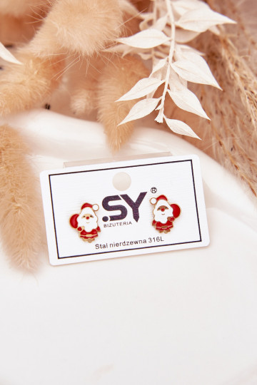 saapad koos stiilsete detailidegai Santa Clause roostevabast terasest