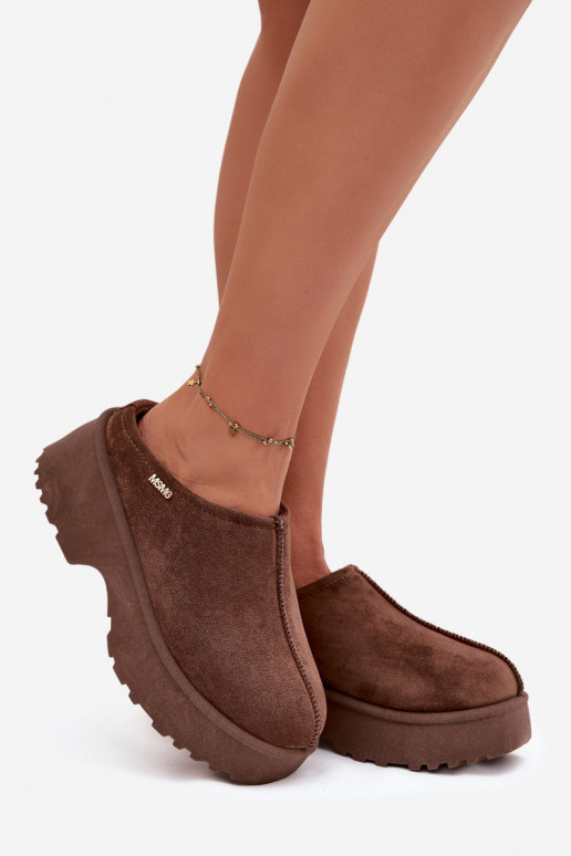 nööpidega lumesaapad  platvormiga pruunid värvi Yrenna