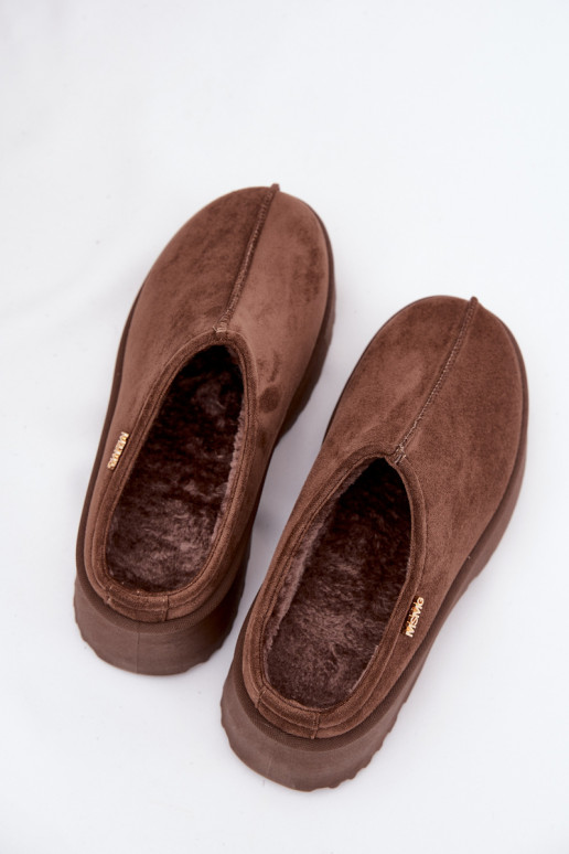 nööpidega lumesaapad  platvormiga pruunid värvi Yrenna