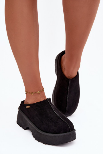 nööpidega lumesaapad  platvormiga Must Yrenna