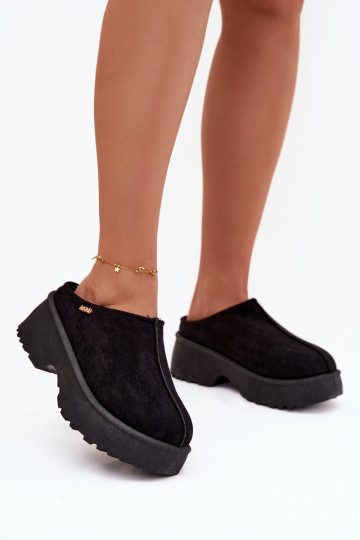 nööpidega lumesaapad  platvormiga Must Yrenna 2