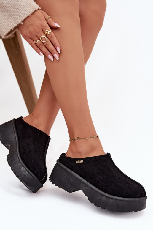 nööpidega lumesaapad  platvormiga Must Yrenna