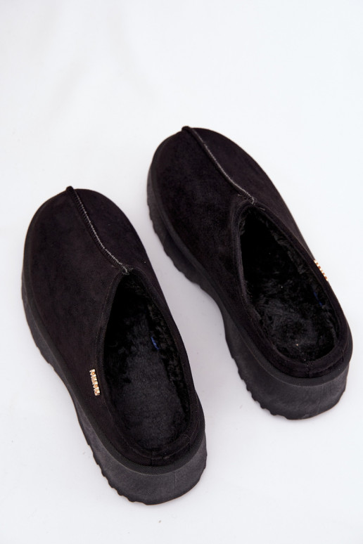 nööpidega lumesaapad  platvormiga Must Yrenna