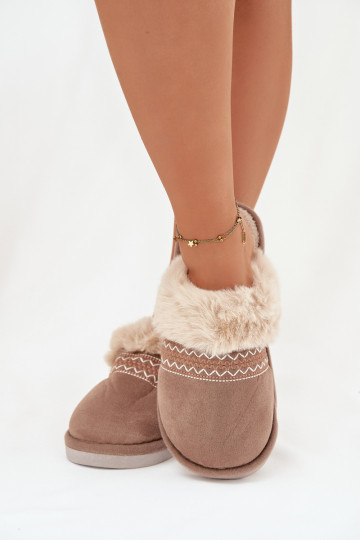 Plätud  karusnahaga I Haftem Khakivärvi Devianne