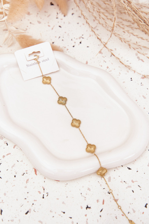 Käevõru roostevabast terasest Z uszkami Kuldset värvi