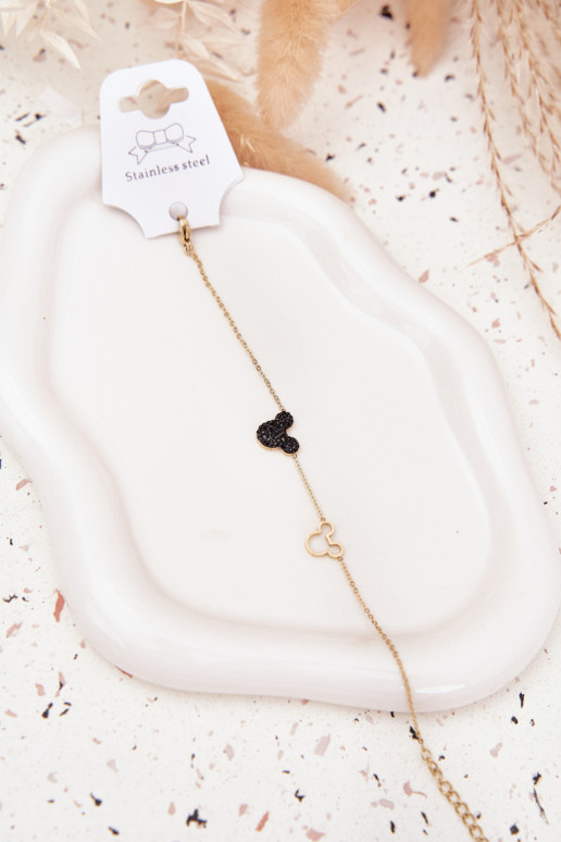 Käevõru roostevabast terasest  Miki Kuldset värvi