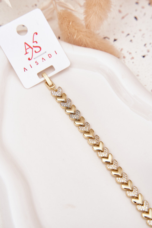 Käevõru   säravate kristallidega Kuldset värvi